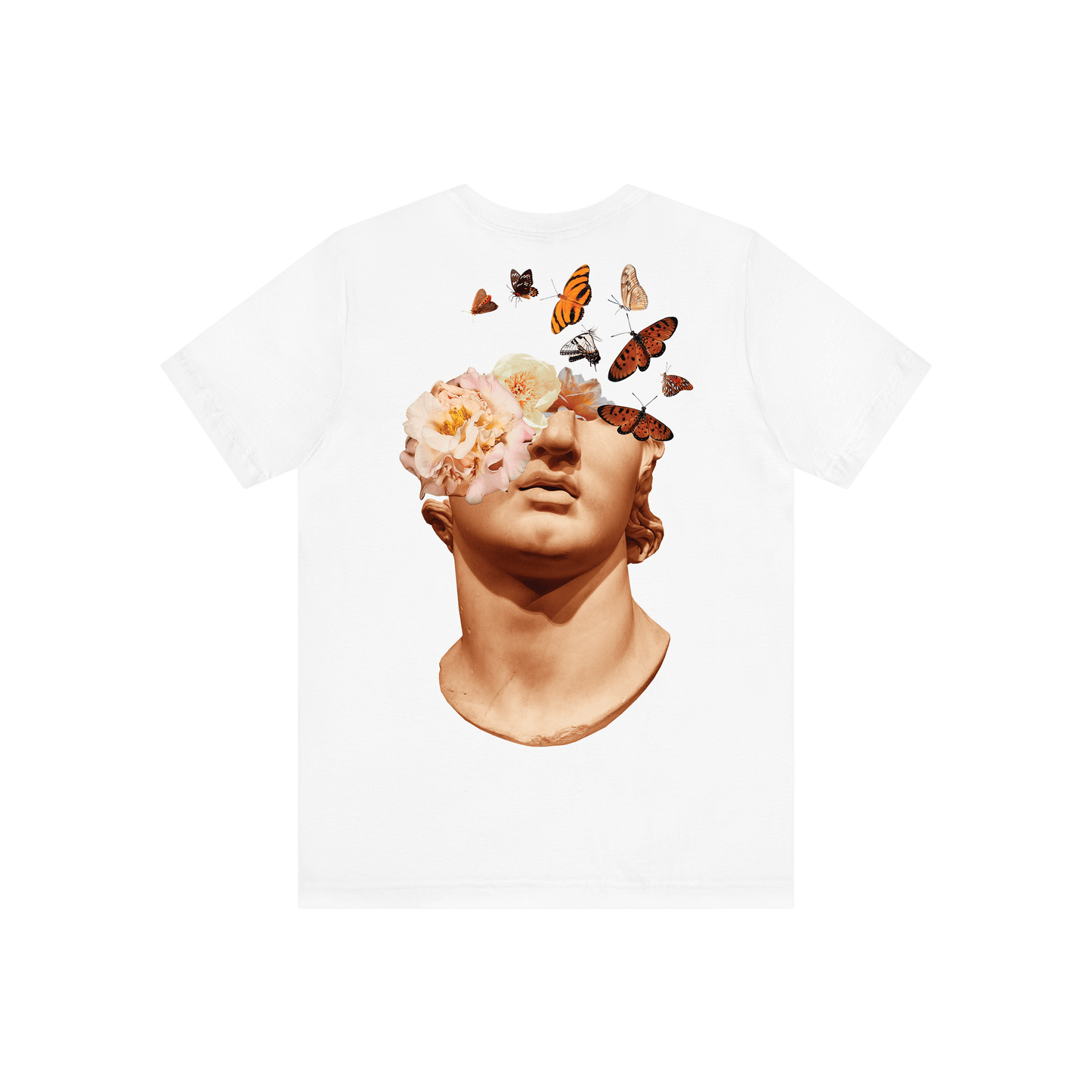 Back side view of DRAMA Butterfly Tee
