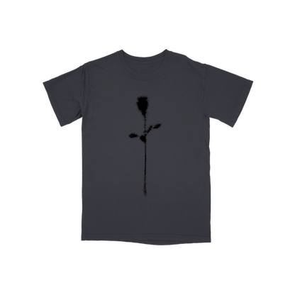 FADED ROSE TEE - GRAPHITE