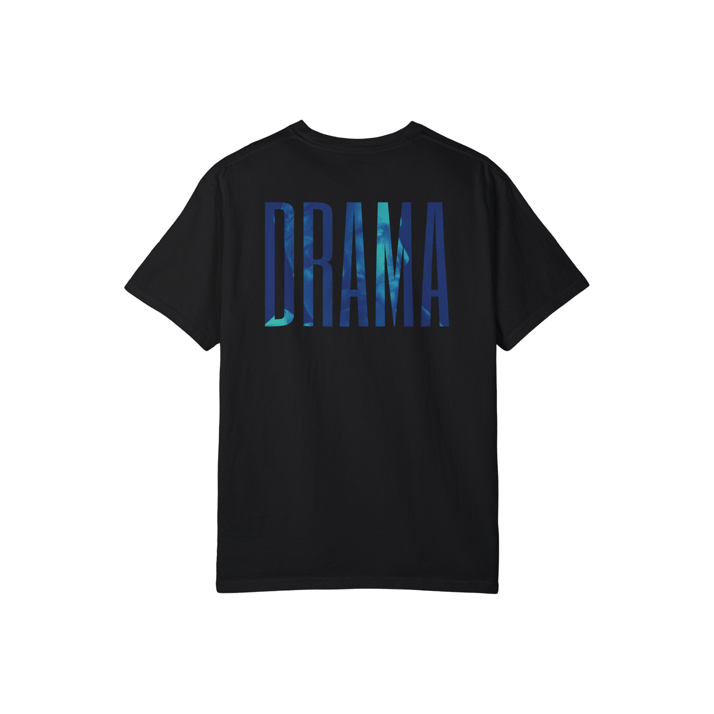 Front side view of DRAMA Rose Logo Tee