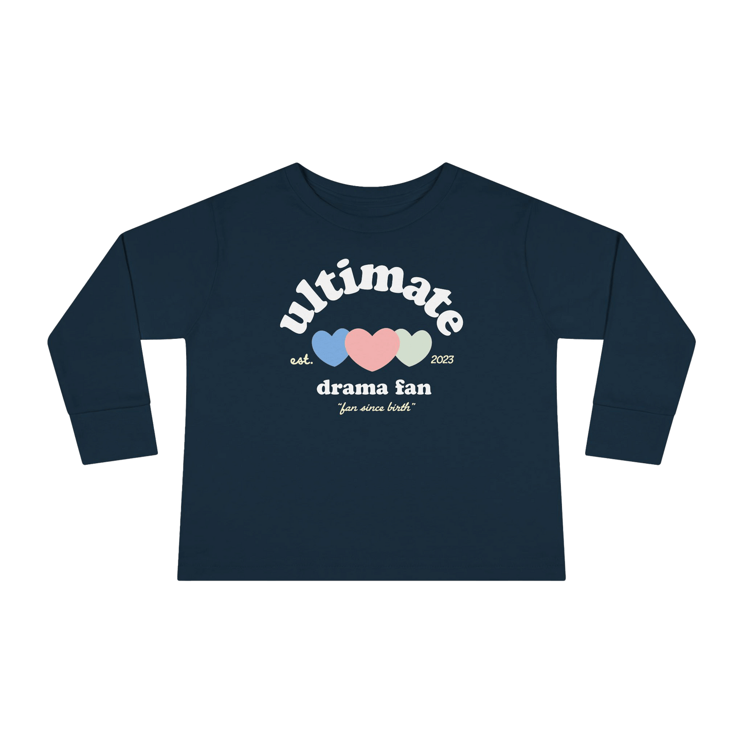 Front view of DRAMA Fan Crewneck