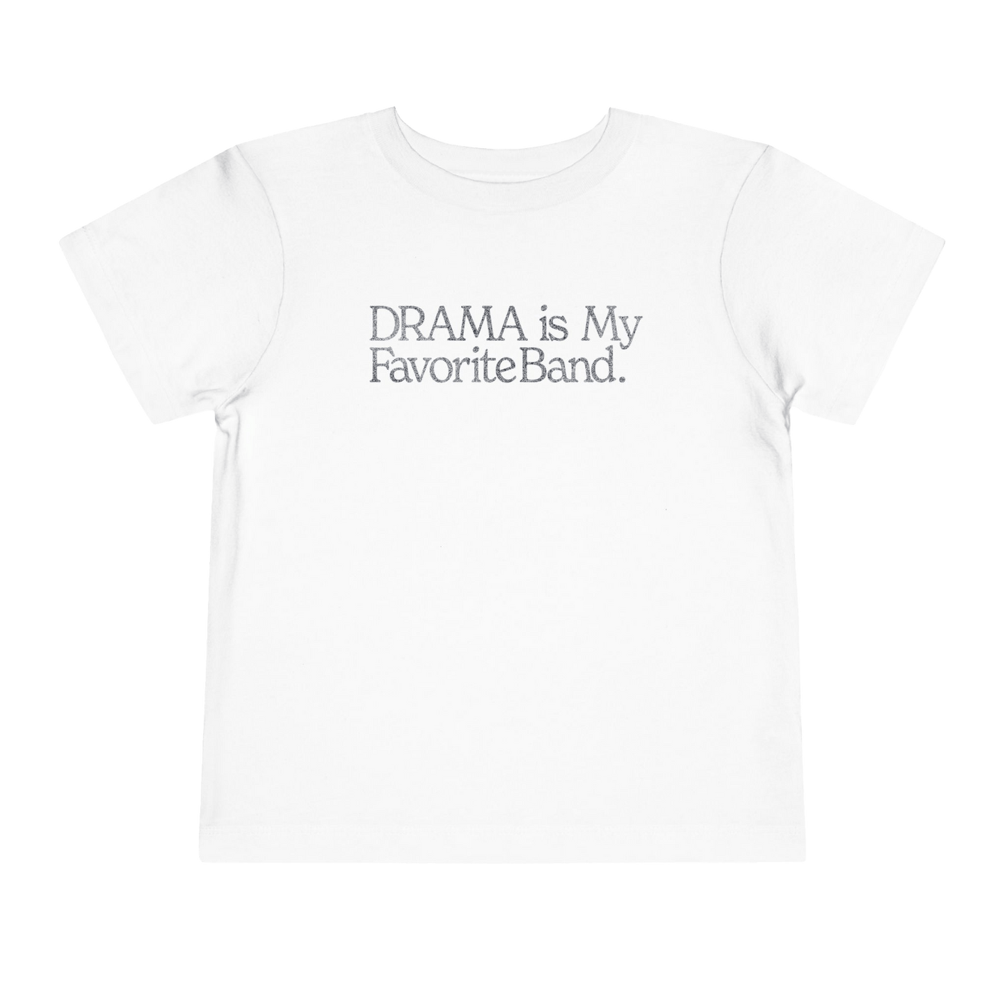 Front view of DRAMA BAND Tee