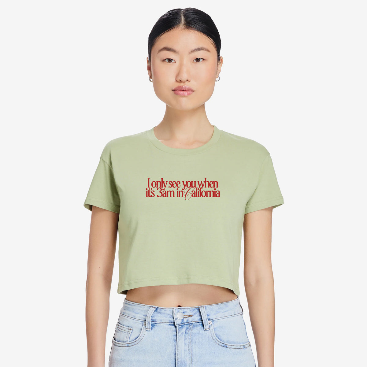 3AM Crop Tee