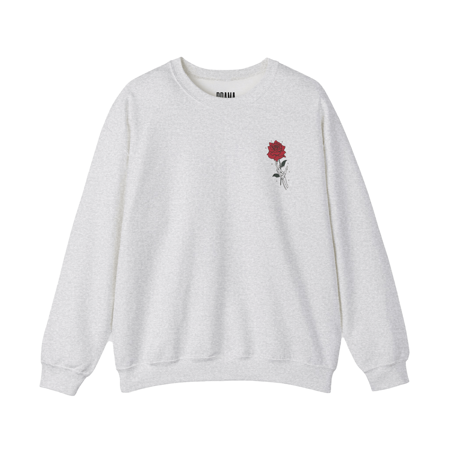 Front view of DRAMA Lovers Crewneck