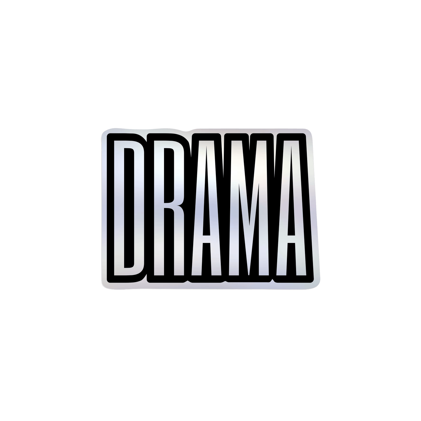 DRAMA Holographic Logo Sticker