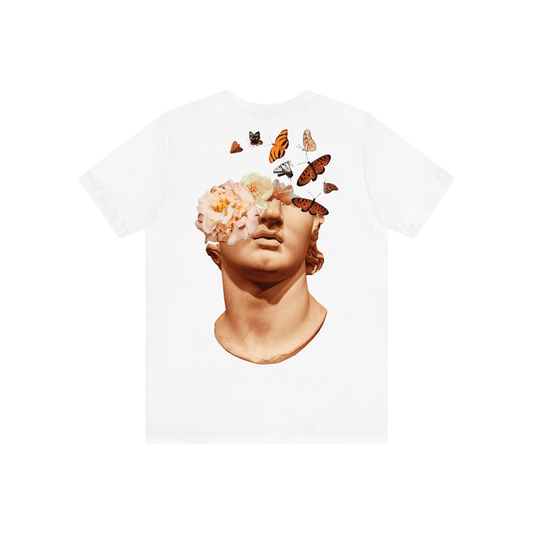 Back side view of DRAMA Butterfly Tee