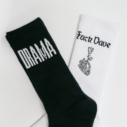 DRAMA Crew-length Jacquard Socks DRAMA Crew-length Jacquard Socks