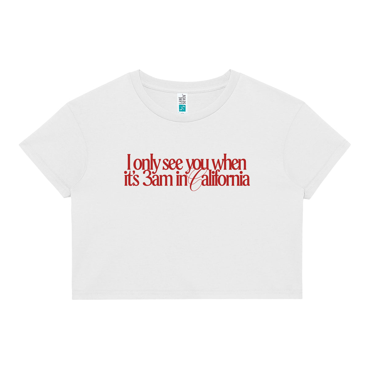 3AM Crop Tee