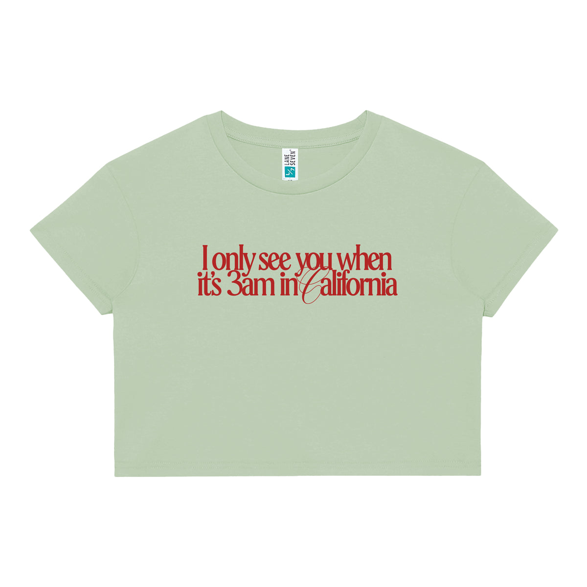 3AM Crop Tee