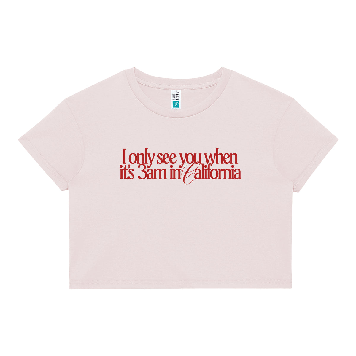 3AM Crop Tee