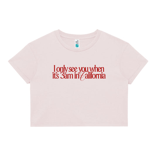 3AM Crop Tee