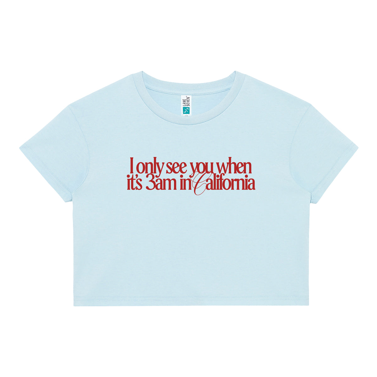 3AM Crop Tee