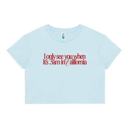 3AM Crop Tee
