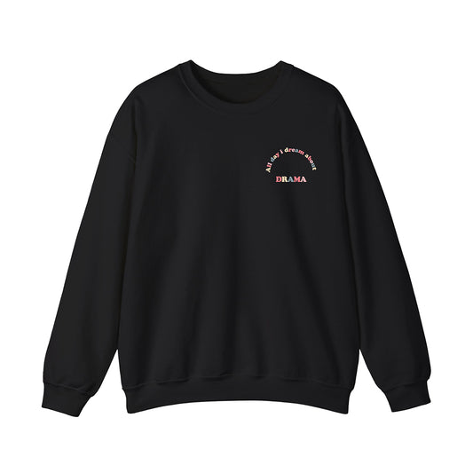Todo el día sueño con DRAMA Sudadera con capucha