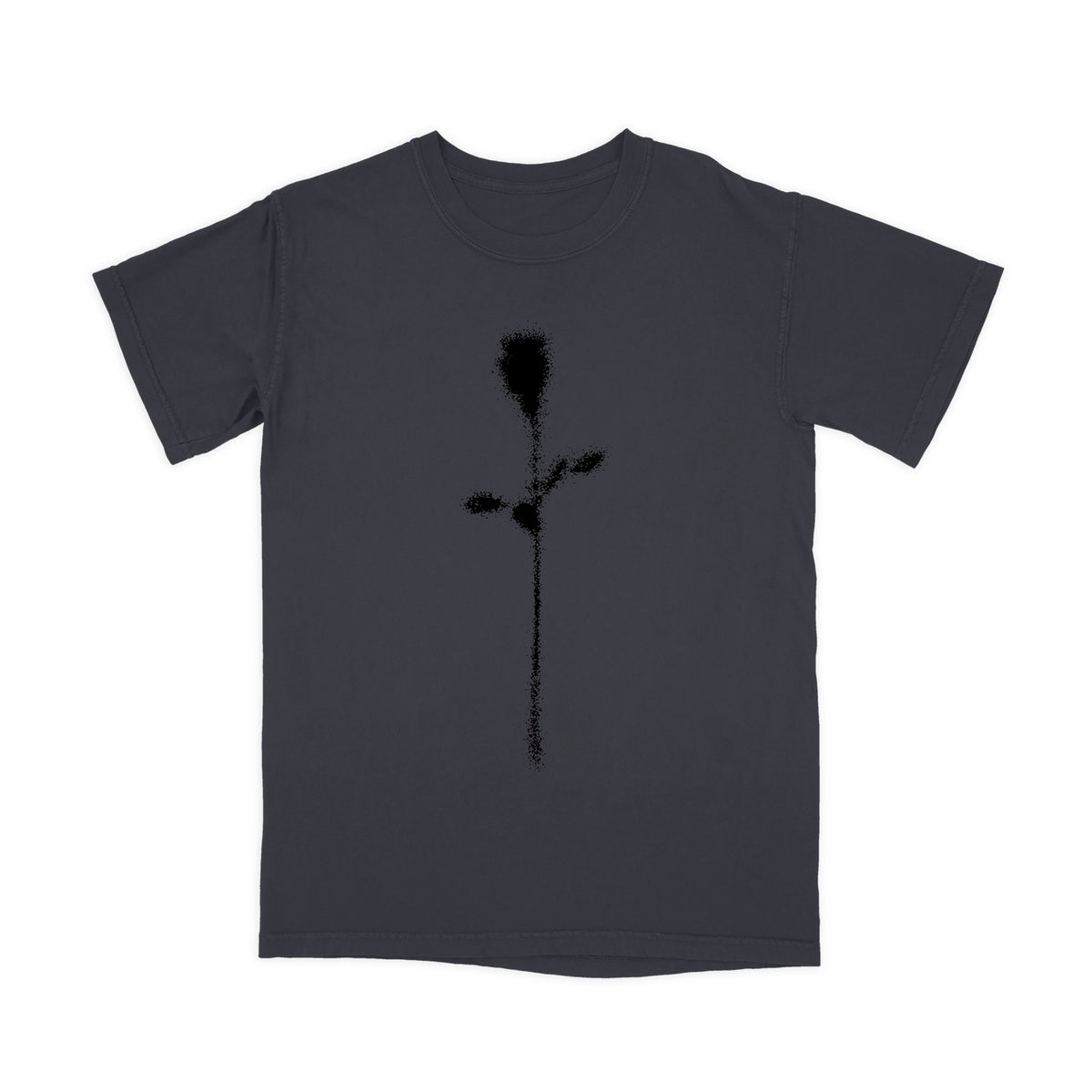 Faded Rose Tee - Graphite
