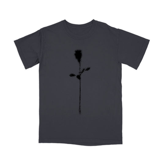 Faded Rose Tee - Graphite