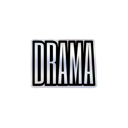 DRAMA Holographic Logo Sticker