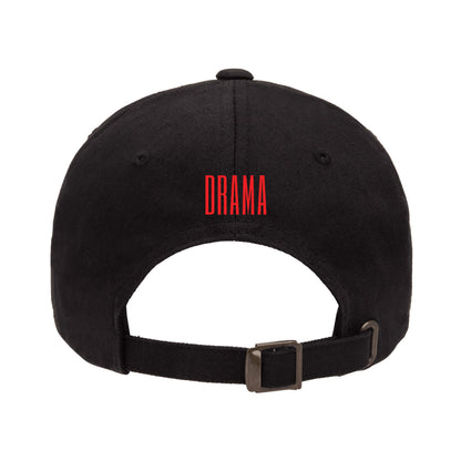 Back side view of DRAMA Red Rose Dad Cap